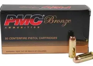 PMC Bronze, 9mm, 124gr, Full Metal Jacket, 200rd Box