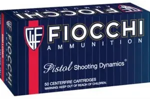 Fiocchi Shooting Dynamics 9mm 124gr, Jacketed Hollow Point, 100rd Box