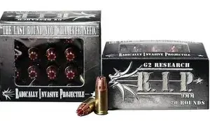 G2 Research RIP 9mm, 92gr, Hollow Point, 80rd Box