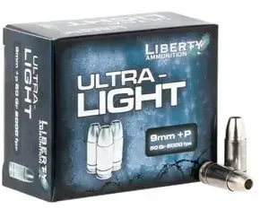 Liberty Personal Defense 9mm, 50gr, Monolithic Hollow Point, 80rd Box
