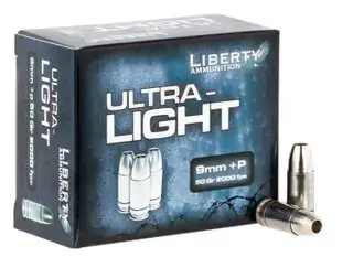 Liberty Personal Defense 9mm, 50gr, Monolithic Hollow Point, 80rd Box