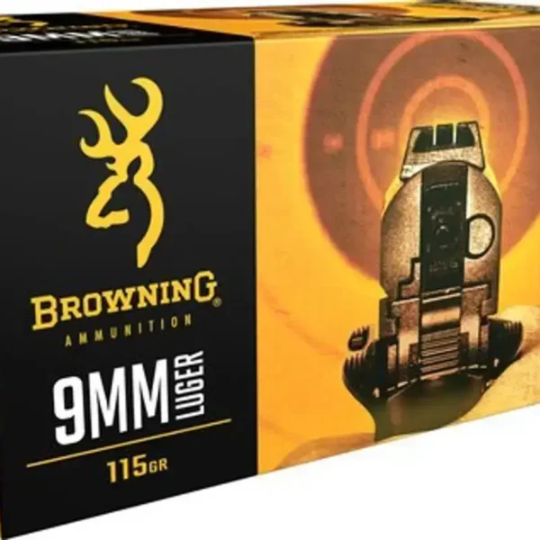 Browning Training & Practice Value Pack 9mm 115g,r Full Metal Jacket