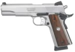 Ruger SR1911, 45 ACP, Novak Sights, SS, Wood Grips