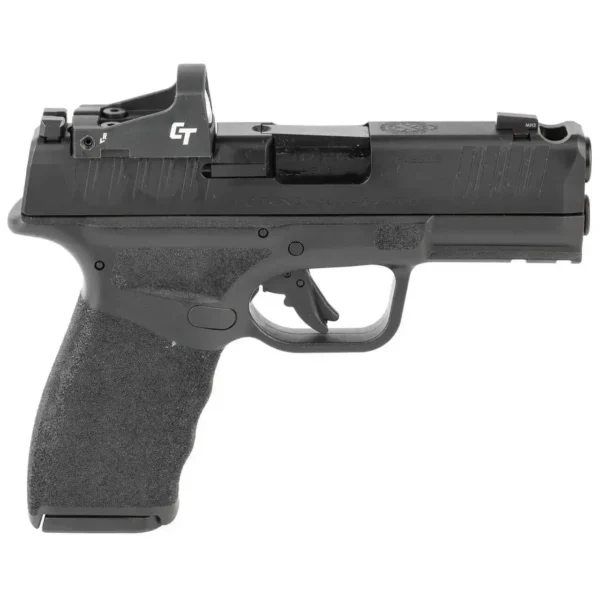 Springfield Hellcat Pro Comp 9mm, 3.7" BBL, Front Night Sight, Tactical Rack Rear Sight, Crimson Trace CT-1500, 2x17rd & 3x15rd Mags, Range Bag