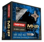 Norma MHP 9mm, 108gr, Monolithic Hollow Point, 100rd Box