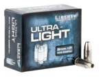 Liberty Ultra-Light 9mm,+P, 50gr, Copper Hollow Point, 100rd Box