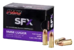PMC SFx Defense 9mm 124gr, StarFire Hollow Point, 20rd Box