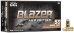 CCI Blazer Brass 9mm, 115gr, Full Metal Jacket, 1000rd Box