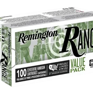 Remington Range Value Pack 9mm, 115gr, Full Metal Jacket, 200rd Box