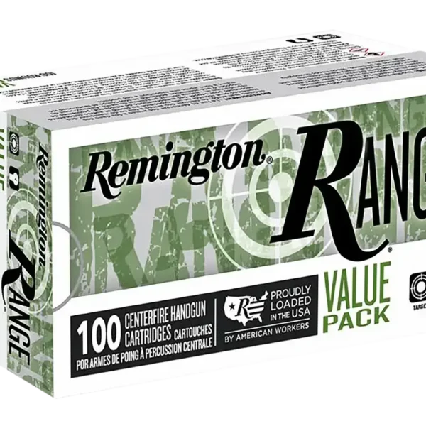 Remington Range Value Pack 9mm, 115gr, Full Metal Jacket, 200rd Box