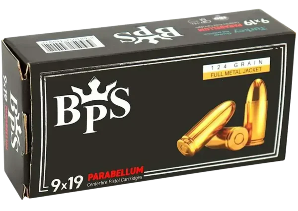 Hyperion Munitions PARABEELUM BPS 9mm 124gr, FMJ 100rd Box