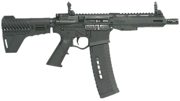 ATI Alpha Maxx AR15 Pistol 5.56x45/223, 7.5" Barrel, Black, Pro 2A Blade Brace, M-Lok, 60rd