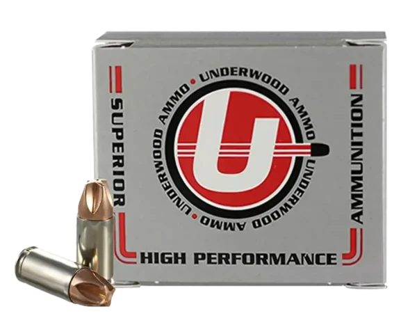 Underwood Ammo 9mm+P 147gr, Jacketed Hollow Point, 100rd Box