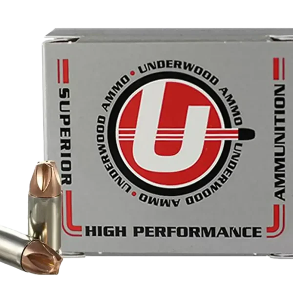 Underwood Ammo 9mm+P 147gr, Jacketed Hollow Point, 100rd Box