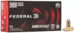 Federal Standard 9mm, Full Metal Jacket 124gr, 200rd Box