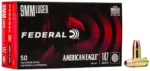 Federal Standard 9mm Full Metal Jacket 147gr, 200Box, 1000 FPS