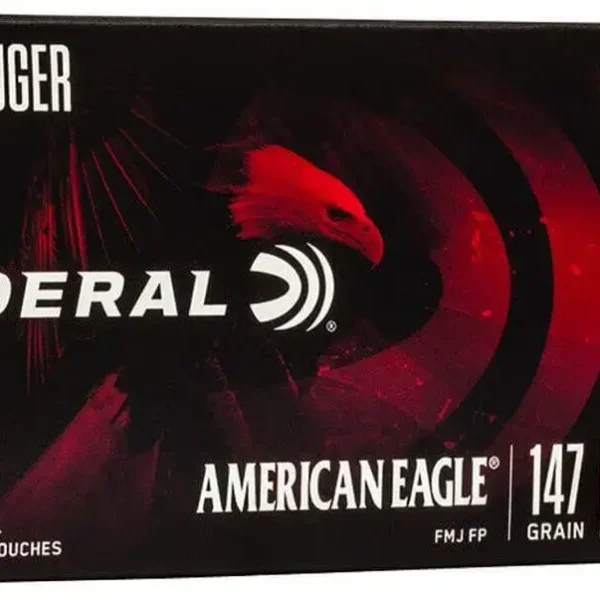 Federal Standard 9mm Full Metal Jacket 147gr, 200Box, 1000 FPS