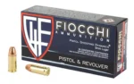 Fiocchi 9mm, 158 Gr, FMJ, 200rd Box
