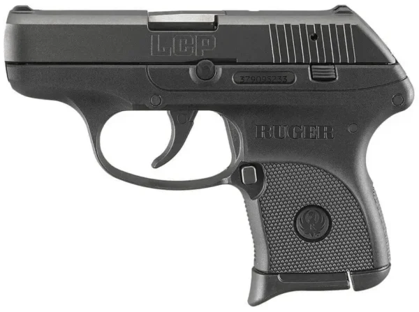 Ruger LCP 380 ACP, 2.75" Barrel, Black, Polymer Frame, 6rd