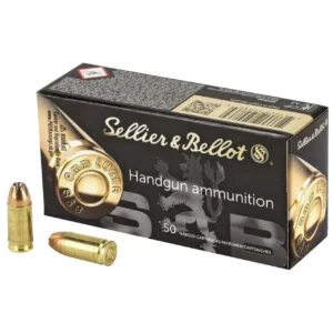 Sellier & Bellot Defense 9mm, 124gr, Jacketed Hollow Point, 200rd Box