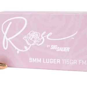 Sig Sauer Rose 9mm, 115gr, V-Crown Hollow Point, 20rd Box