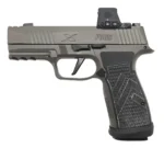 Sig Sauer P365 AXG Legion 9mm, 3.1" Barrel, Gray, Romeo X Red Dot, 17rd