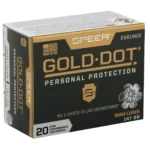 Speer Gold Dot Personal Protection 9mm, 147gr, Hollow Point, 60rd Box