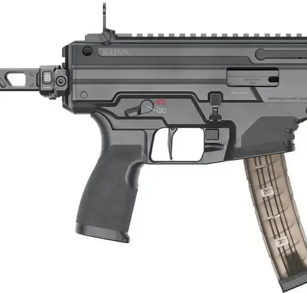 Springfield Kuna 9mm, 6.125" Barrel, M-LOK Handguard, Black, W/Folding Brace, 30rd