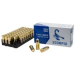 STV Scorpio Ammo, 9mm, 115gr, Full Metal Jacket, 50rd Box