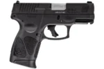 Taurus G3C 9mm, 3.26" Barrel, Black, Fixed Front Sight, Manual Thumb Safety, 12rd