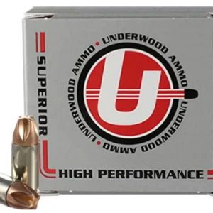 Underwood Ammo 9mm+P 147gr, Hard Cast Flat Nose, 100rd Box