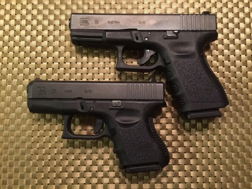Compact and subcompact concealed carry pistols